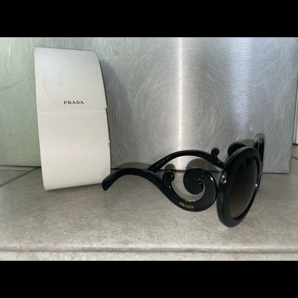 Authentic Prada Tortoise Sunglasses - image 2